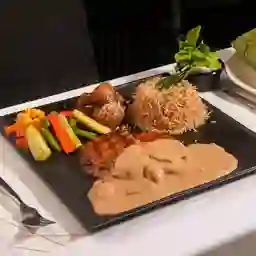 Chicken Forestière from Terraza Poultry Creations menu